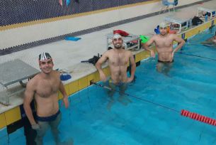 شناگران باشگاه اریس اصفهان در راه بلغارستان