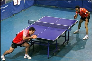برگزاری مسابقات تنیس روی میز پدر و پسر در درچه