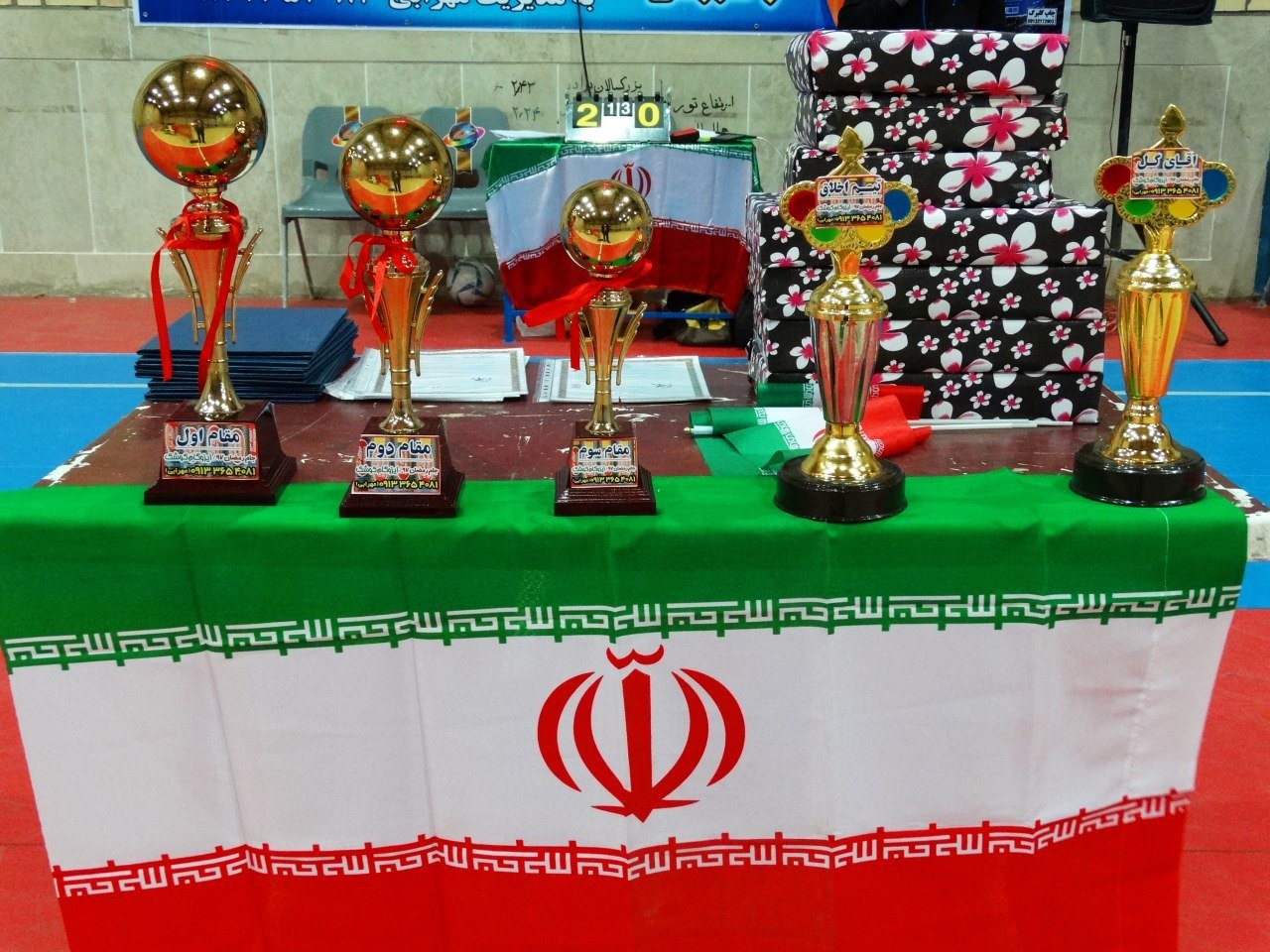 قهرمانی آلفا در فوتسال جام رمضان شهر کوشک خمینی شهر