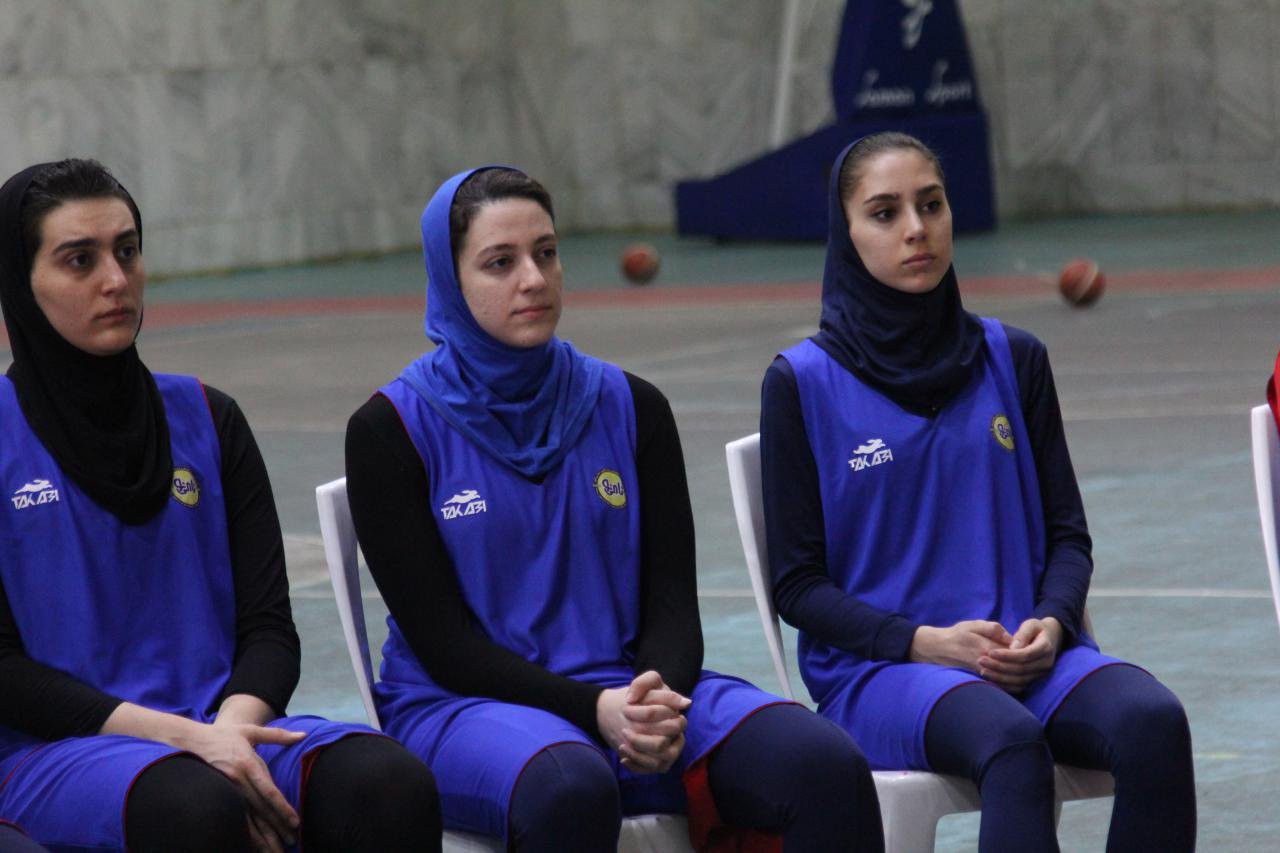 حضور سلطان حسینی در تمرینات تیم بسکتبال بانوان نامی نو