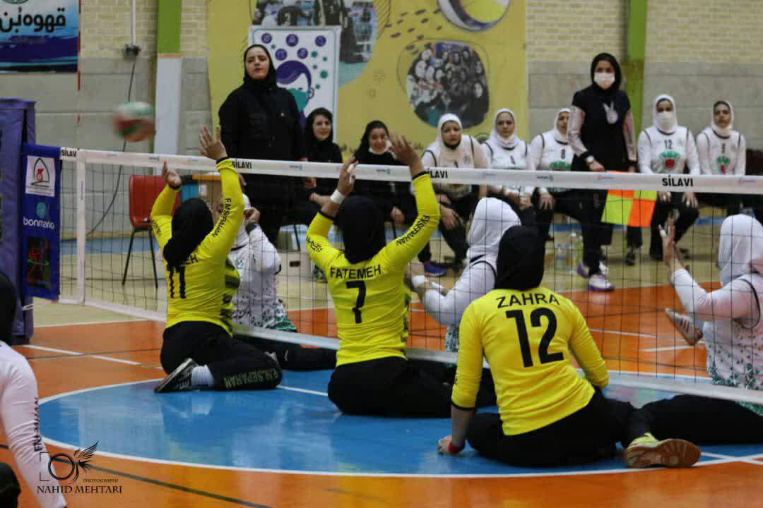صدرنشینی سپاهان در والیبال نشسته بانوان ایران