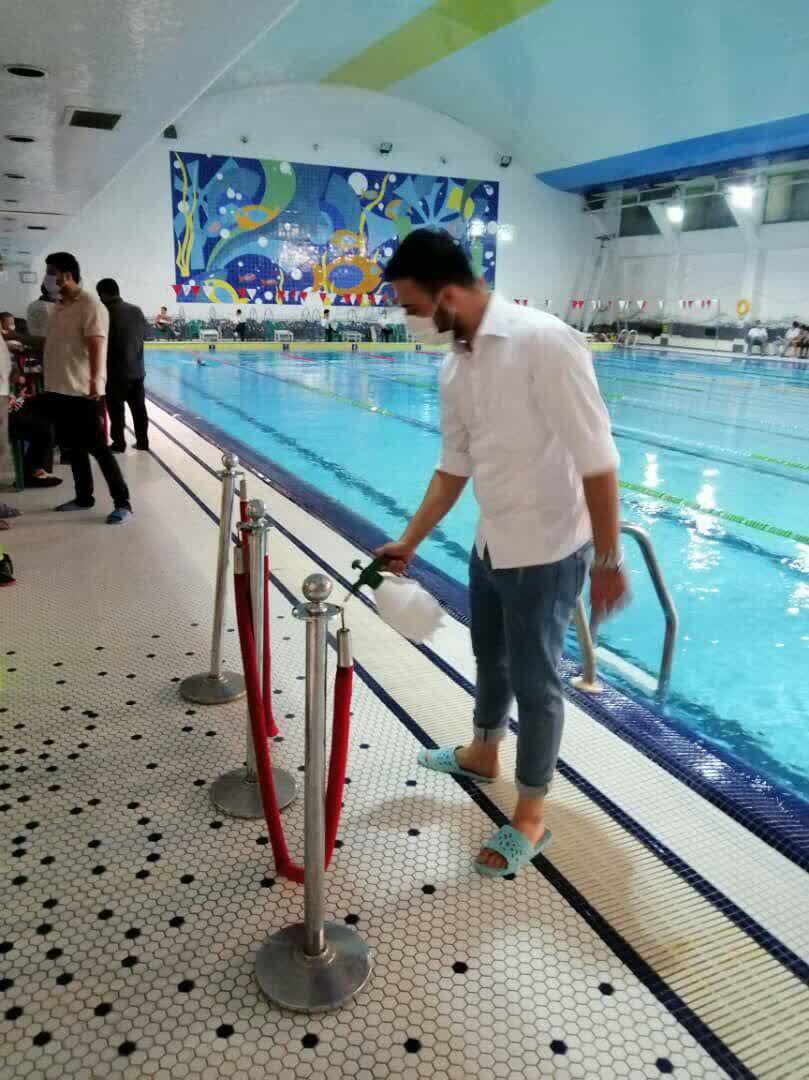 برگزاری مسابقات شنای پسران جام فجر اریس