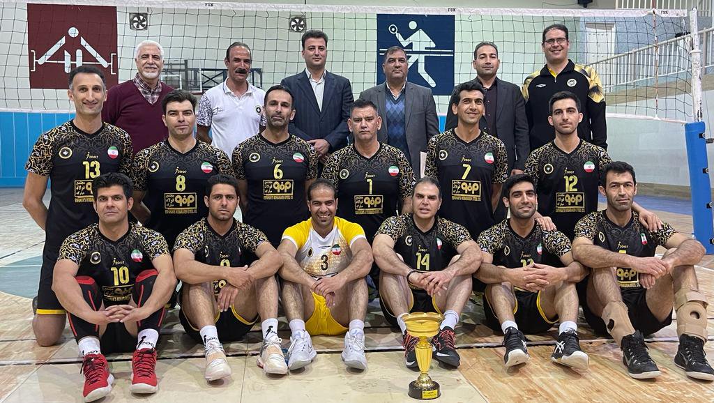 قهرمانی والیبال صنعت فولاد مبارکه در لیگ کارگری استان اصفهان