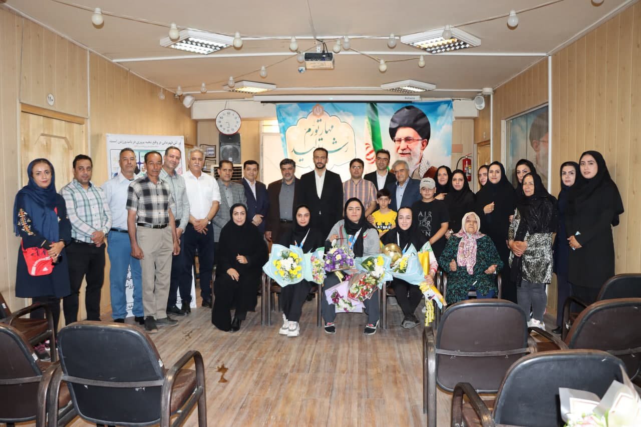 مراسم استقبال از بانوان افتخارآفرین والیبال نشسته ایران