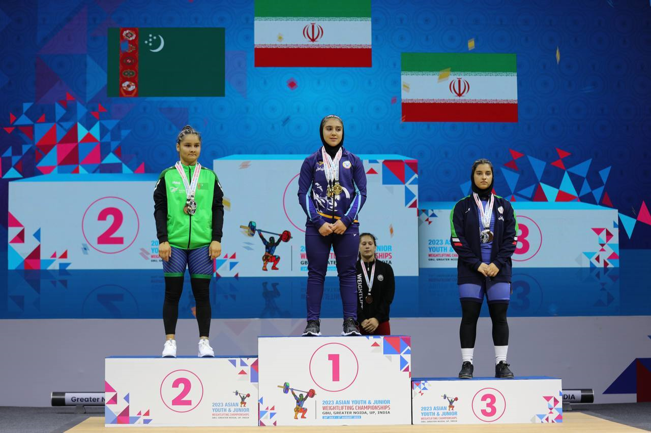 درخشش دختر اصفهانی در وزنه‌برداری قهرمانی آسیا