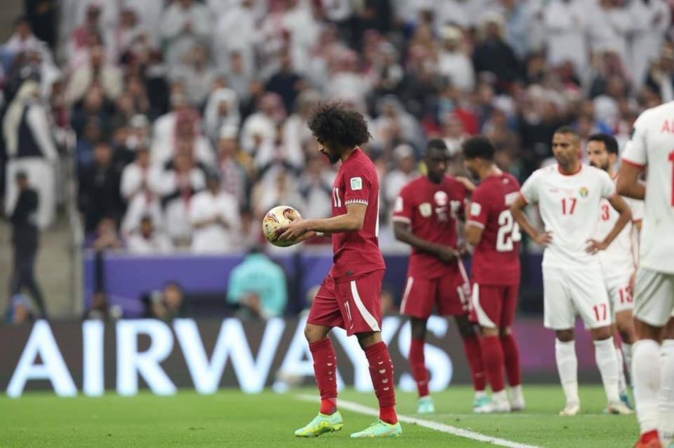  قطر 3 – اردن یک/فتح فینال به دست اکرم عفیف